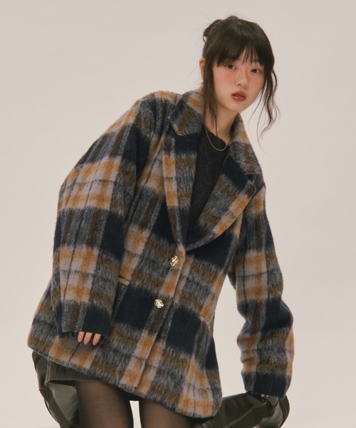 shaggy coat / シャギーコート（テーラードジャケット）｜loin