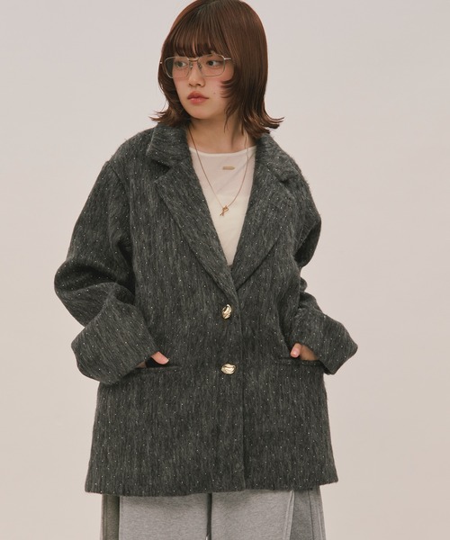 shaggy coat / シャギーコート（テーラードジャケット）｜loin nuit