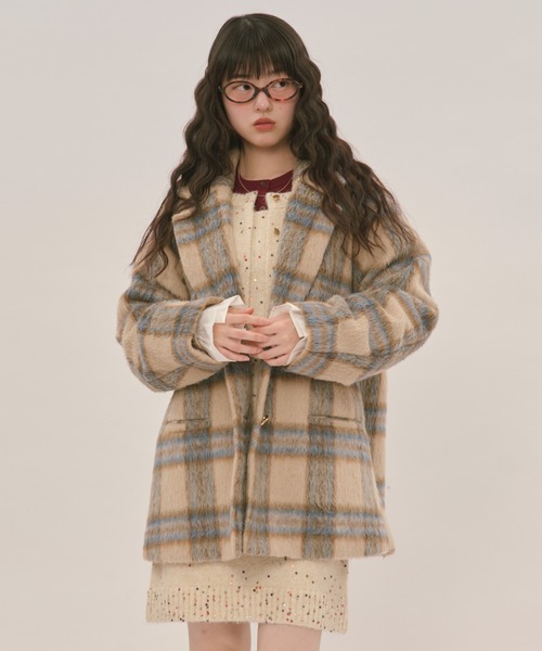 【loin nuit】shaggy coat / シャギーコート shaggy coat / シャギーコート（テーラードジャケット）｜loin nuit