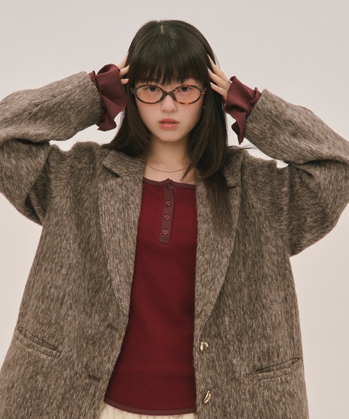 shaggy coat / シャギーコート（テーラードジャケット）｜loin