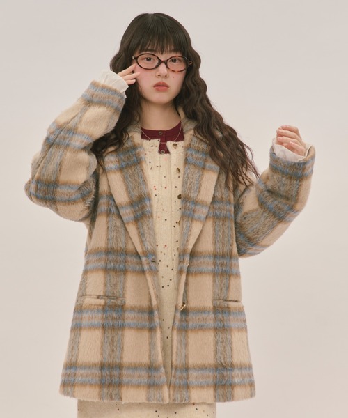 loin nuit シャギーコート shaggy coat / シャギーコート（テーラードジャケット）｜loin nuit