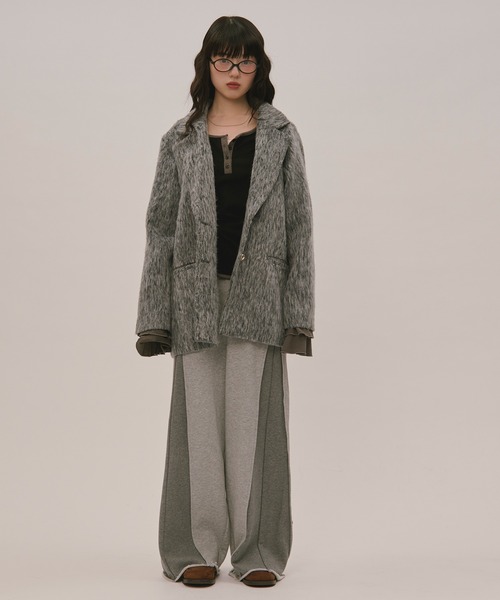 shaggy coat / シャギーコート　loin nuit shaggy coat / シャギーコート（テーラードジャケット）｜loin