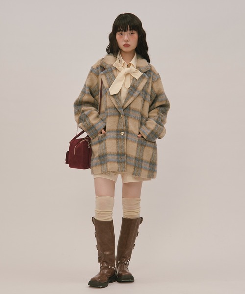 完売商品【ロワンニュイ/loin nuit】シャギーコート loin nuit（ロワンニュイ）の「shaggy coat / シャギーコート