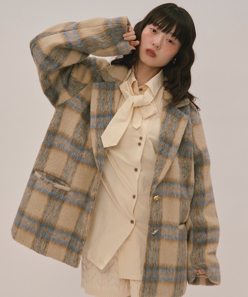 【即完品】loin nuit シャギーコート ブラウン mideal 即完品】loin nuit シャギーコート ブラウン mideal shaggy coat