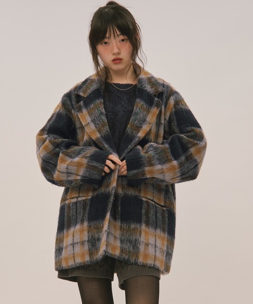 セール】shaggy coat / シャギーコート（テーラードジャケット）｜loin