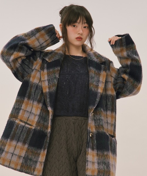 loin nuit ロワンニュイ　シャギーコート shaggy coat / シャギーコート（テーラードジャケット）｜loin nuit