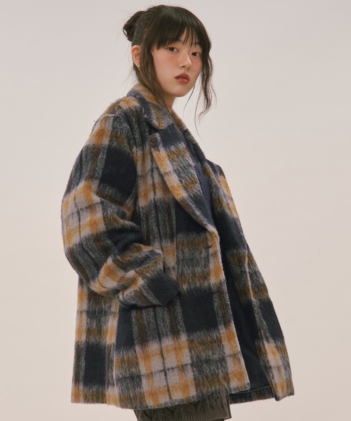 セール】shaggy coat / シャギーコート（テーラードジャケット）｜loin