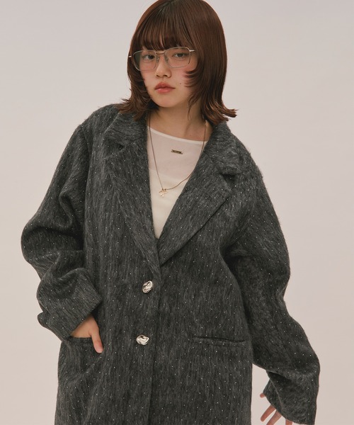 shaggy coat / シャギーコート（テーラードジャケット）｜loin