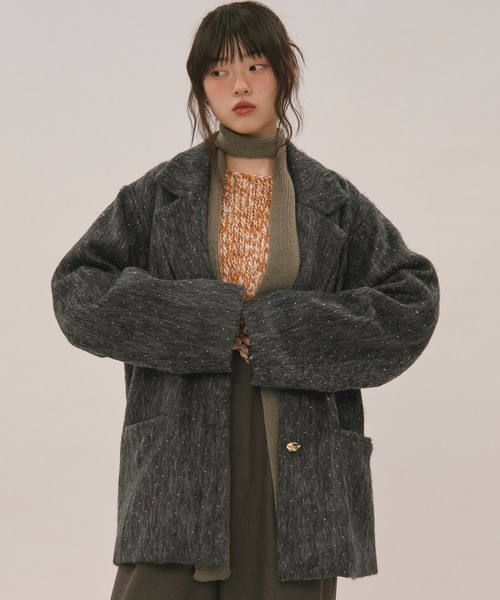shaggy coat / シャギーコート（テーラードジャケット）｜loin nuit