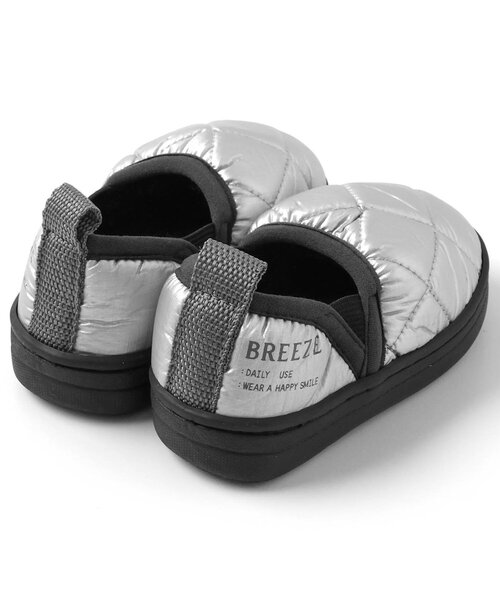 BREEZE（ブリーズ）の「キルトシューズ（スニーカー・キッズ・ブラック/シルバー/オレンジ/ネイビー/ベージュ・15 /14/16/17/18/19）」の12枚目の写真