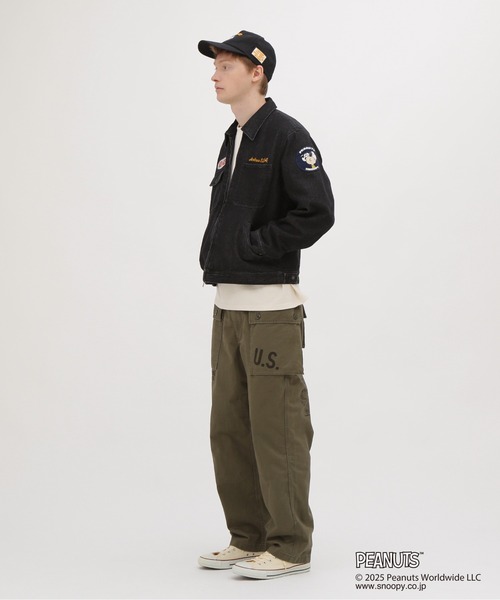 PEANUTS（ピーナッツ）の「《AVIREX × PEANUTS》WORK CAP / ワークキャップ / ピーナッツ / アヴィレックス（キャップ・メンズ・ブラック/ブラウン・FREE）」の21枚目の写真