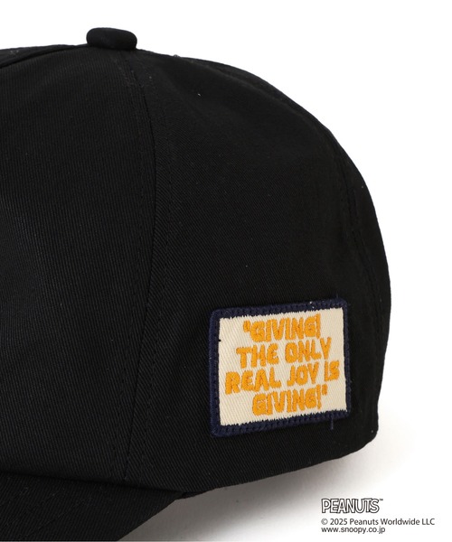 PEANUTS（ピーナッツ）の「《AVIREX × PEANUTS》WORK CAP / ワークキャップ / ピーナッツ / アヴィレックス（キャップ・メンズ・ブラック/ブラウン・FREE）」の3枚目の写真