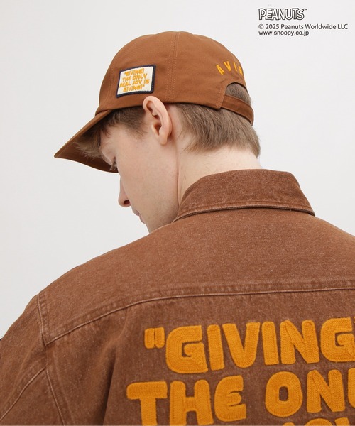 PEANUTS（ピーナッツ）の「《AVIREX × PEANUTS》WORK CAP / ワークキャップ / ピーナッツ / アヴィレックス（キャップ・メンズ・ブラック/ブラウン・FREE）」の9枚目の写真