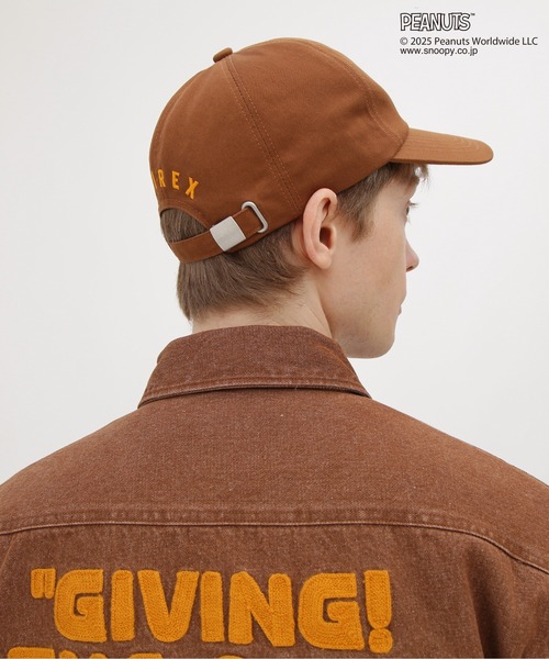 PEANUTS（ピーナッツ）の「《AVIREX × PEANUTS》WORK CAP / ワークキャップ / ピーナッツ / アヴィレックス（キャップ・メンズ・ブラック/ブラウン・FREE）」の10枚目の写真