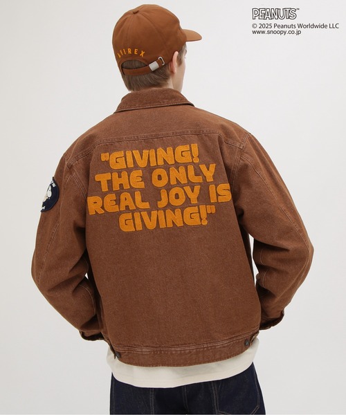 PEANUTS（ピーナッツ）の「《AVIREX × PEANUTS》WORK CAP / ワークキャップ / ピーナッツ / アヴィレックス（キャップ・メンズ・ブラック/ブラウン・FREE）」の16枚目の写真