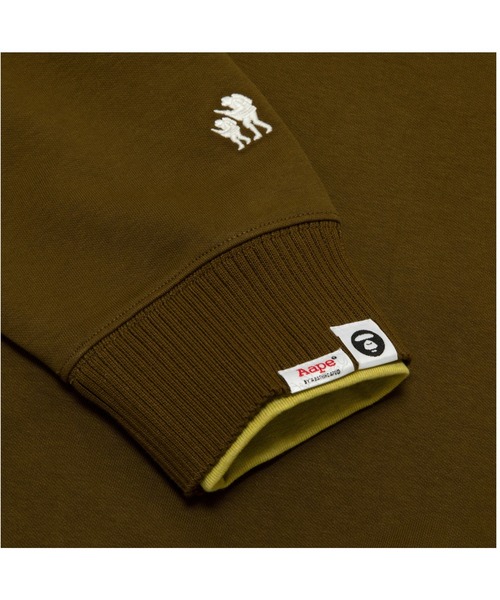 AAPE BY A BATHING APE（エーエイプバイアベイシングエイプ）の「AAPE MAIN CREW NECK SWEAT（スウェット・メンズ・グリーン系その他/ブラック・SMALL/X-LARGE/LARGE/MEDIUM）」の10枚目の写真