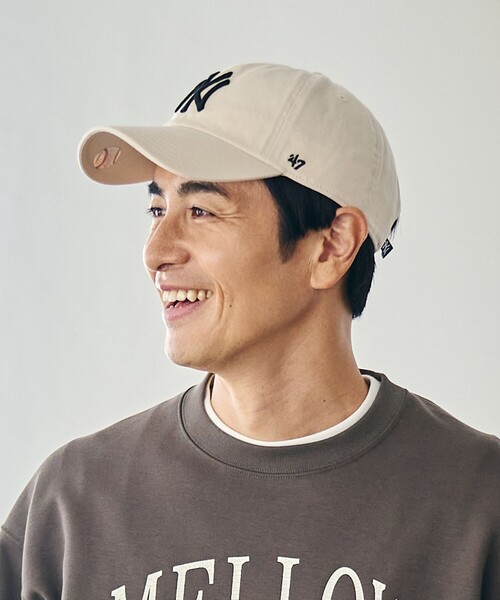 '47（フォーティーセブン）の「47CLEAN UP NYキャップ（キャップ・メンズ・ダークブラウン/ネイビー/ベージュ/オフホワイト/ブラック・FREE）」の19枚目の写真