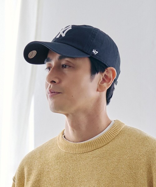'47（フォーティーセブン）の「47CLEAN UP NYキャップ（キャップ・メンズ・ダークブラウン/ネイビー/ベージュ/オフホワイト/ブラック・FREE）」の7枚目の写真