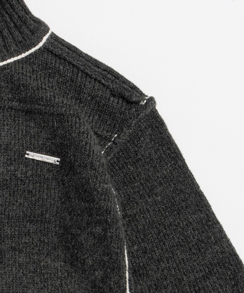 PRANK PROJECT（プランクプロジェクト）の「フロントZIPニットワンピース / Front Zip Knit One-Piece（ワンピース・レディース・イエロー/チャコールグレー・FREE）」の19枚目の写真