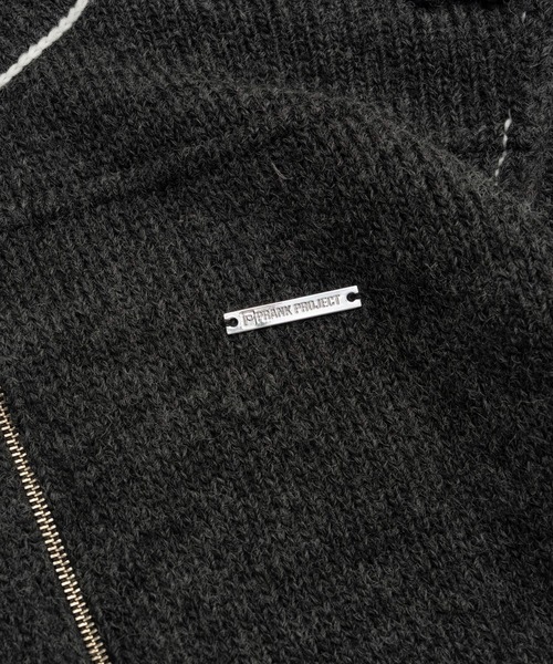 PRANK PROJECT（プランクプロジェクト）の「フロントZIPニットワンピース / Front Zip Knit One-Piece（ワンピース・レディース・イエロー/チャコールグレー・FREE）」の18枚目の写真