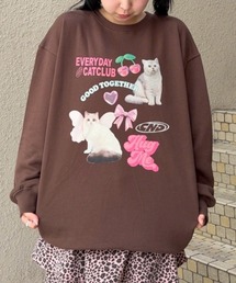 Candy Stripper | CAT CLUB SWEAT ワンピース(スウェット)