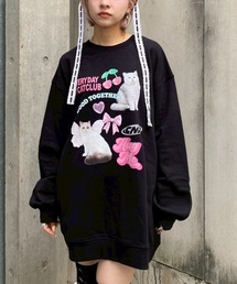 CAT CLUB SWEAT ワンピース