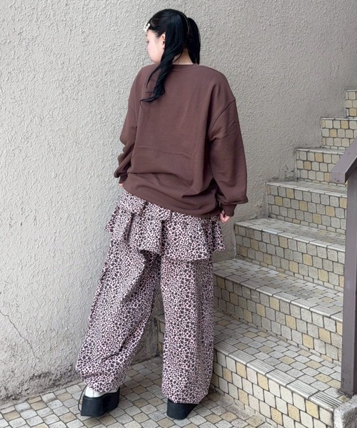 Candy Stripper（キャンディストリッパー）の「CAT CLUB SWEAT ワンピース（スウェット・レディース・オフホワイト/ブラック/ピンク/ブラウン・FREE）」の10枚目の写真