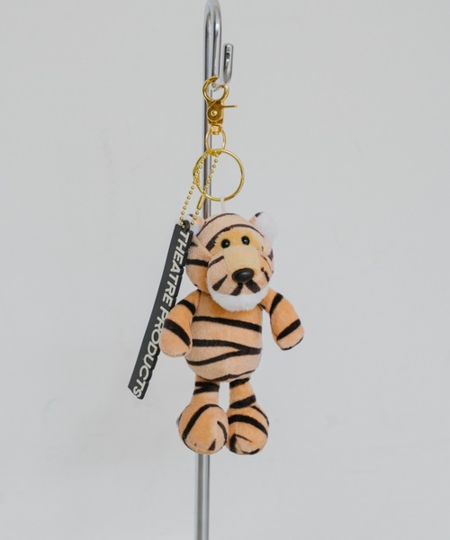 THEATRE PRODUCTS（シアタープロダクツ）の「アニマルぬいぐるみチャーム（キーホルダー・レディース・グレー/ブラック/ライトベージュ/チャコール/ベージュ/ホワイト/ライトグレー/ブラウン/キャメル・FREE）」の7枚目の写真