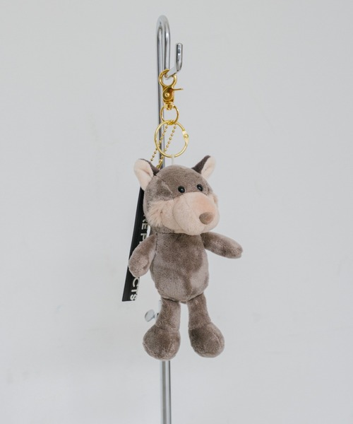 THEATRE PRODUCTS（シアタープロダクツ）の「アニマルぬいぐるみチャーム（キーホルダー・レディース・グレー/ブラック/ライトベージュ/チャコール/ベージュ/ホワイト/ライトグレー/ブラウン/キャメル・FREE）」の5枚目の写真