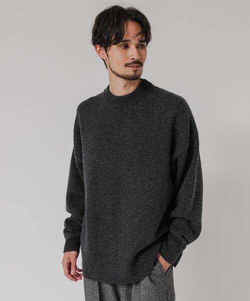 セール】new basic WOOL CASHMERE CHUNKY SWEATER（ニット/セーター