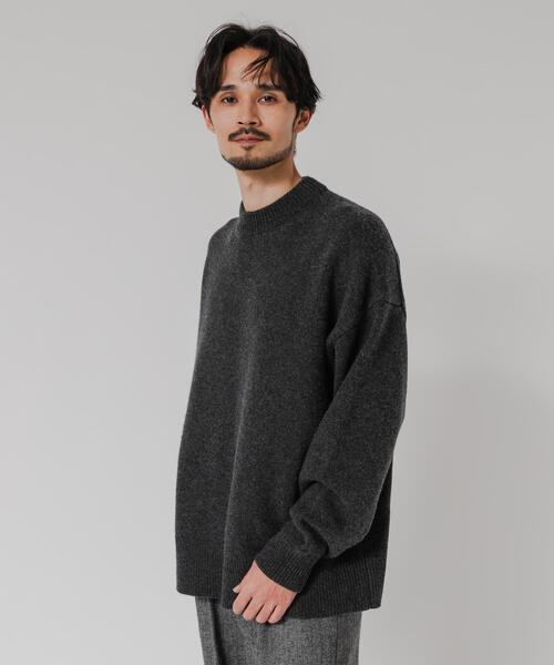 セール】new basic WOOL CASHMERE CHUNKY SWEATER（ニット/セーター
