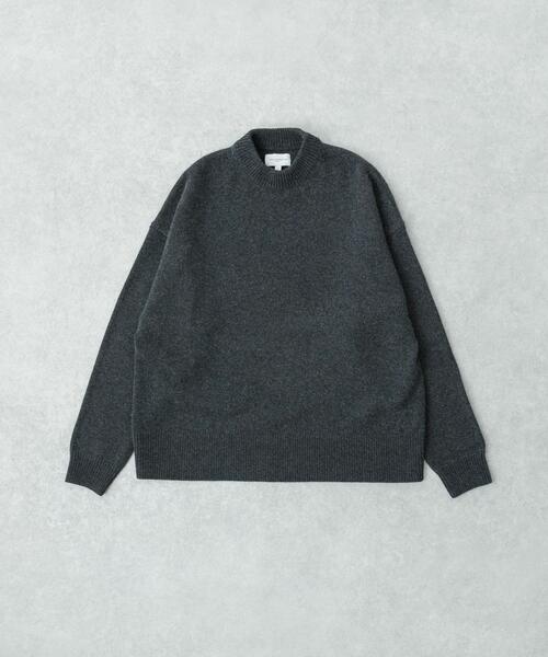 URBAN RESEARCH（アーバンリサーチ）の「new basic　WOOL CASHMERE CHUNKY SWEATER（ニット/セーター・メンズ・ブラウン/チャコールグレー・X-LARGE/LARGE/MEDIUM）」の20枚目の写真