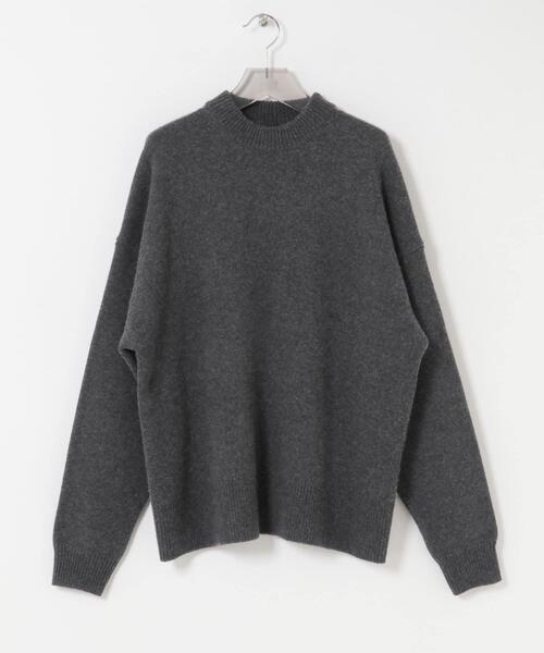 URBAN RESEARCH（アーバンリサーチ）の「new basic　WOOL CASHMERE CHUNKY SWEATER（ニット/セーター・メンズ・ブラウン/チャコールグレー・X-LARGE/LARGE/MEDIUM）」の19枚目の写真