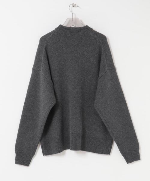 URBAN RESEARCH（アーバンリサーチ）の「new basic　WOOL CASHMERE CHUNKY SWEATER（ニット/セーター・メンズ・ブラウン/チャコールグレー・X-LARGE/LARGE/MEDIUM）」の17枚目の写真