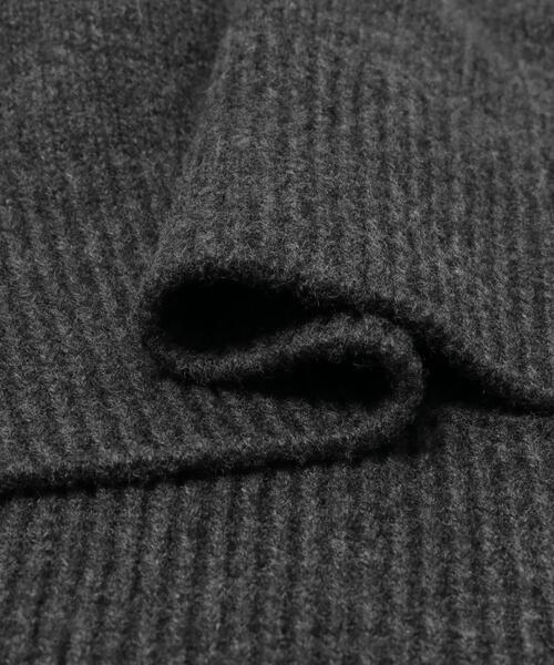 URBAN RESEARCH（アーバンリサーチ）の「new basic　WOOL CASHMERE CHUNKY SWEATER（ニット/セーター・メンズ・ブラウン/チャコールグレー・X-LARGE/LARGE/MEDIUM）」の16枚目の写真