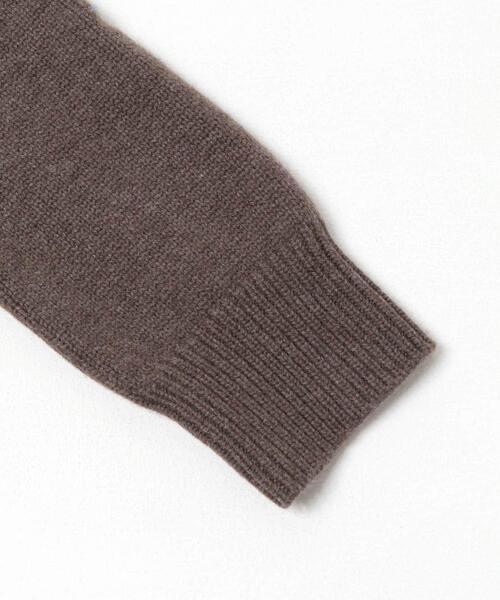URBAN RESEARCH（アーバンリサーチ）の「new basic　WOOL CASHMERE CHUNKY SWEATER（ニット/セーター・メンズ・ブラウン/チャコールグレー・X-LARGE/LARGE/MEDIUM）」の3枚目の写真
