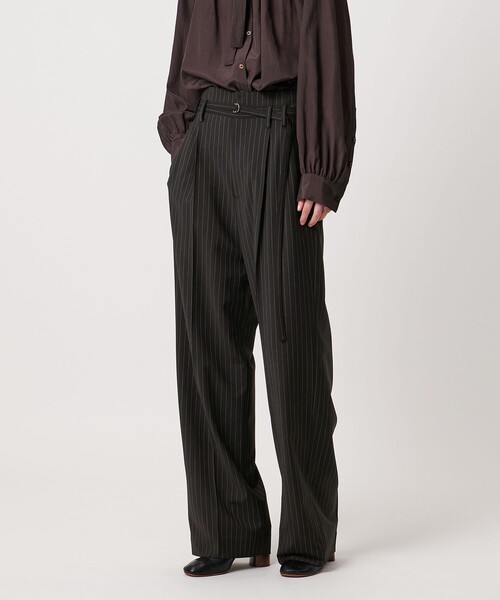 AEWEN MATOPH ベルトパンツ AEWEN MATOPH＞パターンベルトパンツ（その他パンツ）｜AEWEN