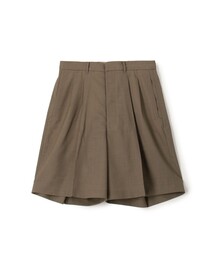 HAVERSACK（ハバーザック）の「HAVERSACK ATTIRE ポリエステルウール タックショートパンツ（その他パンツ）」