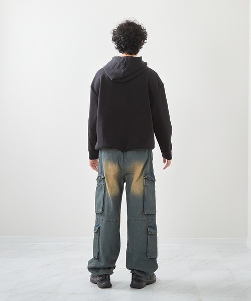 VIBGYOR（ヴィブジョー）の「TCポンチフルZIPパーカー(CN)（パーカー・メンズ・杢グレー/ブラック/ライトグレー・LARGE/X-LARGE/MEDIUM）」の11枚目の写真