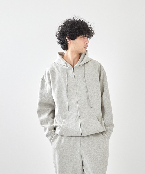 VIBGYOR（ヴィブジョー）の「TCポンチフルZIPパーカー(CN)（パーカー・メンズ・杢グレー/ブラック/ライトグレー・LARGE/X-LARGE/MEDIUM）」の13枚目の写真