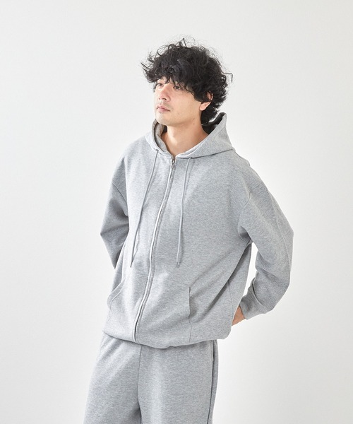 VIBGYOR（ヴィブジョー）の「TCポンチフルZIPパーカー(CN)（パーカー・メンズ・杢グレー/ブラック/ライトグレー・LARGE/X-LARGE/MEDIUM）」の18枚目の写真