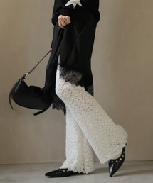 Ulysses | 総レースフレアイージーパンツ(その他パンツ)