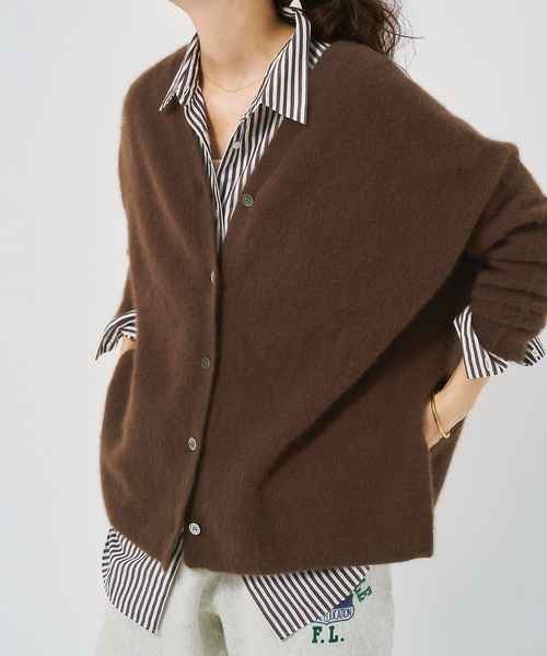 Spick & Span（スピックアンドスパン）の「《WEB限定 / 追加2》50コットンオーバーシャツ（シャツ/ブラウス・レディース・カーキ/その他4・FREE）」の18枚目の写真