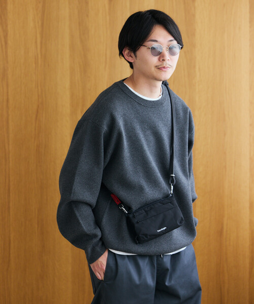 Topologie（トポロジー）の「Topologie/トポロジー Phone Sacoche 90 フォンサコッシュ90 バッグ単体（スマホグッズ・メンズ・ブラック・ONE SIZE）」の2枚目の写真