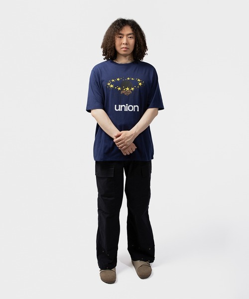 UNION（UNION TOKYO）（ユニオン）の「UNION TOKYO  DAZED TEE  ユニオントーキョー（Tシャツ/カットソー・メンズ・ブラウン/ネイビー・XXL/XL/L/M/S）」の4枚目の写真