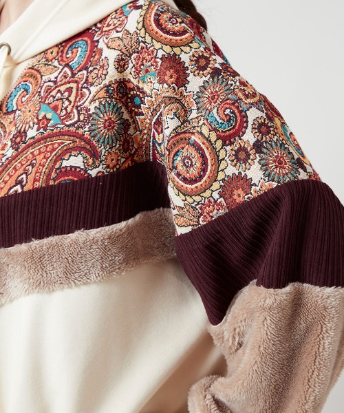 チャイハネ（チャイハネ）の「【チャイハネ】ファーベルフーディー（パーカー・レディース・グリーン/ホワイト/ブラック・FREE）」の12枚目の写真