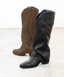 byあしながおじさん | ウェスタンカバーロングブーツ 8990035(ブーツ)