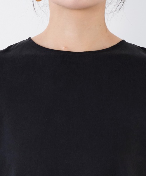 MICA&DEAL（マイカ＆ディール）の「ギャザーカフスブラウス（シャツ/ブラウス・レディース・オフホワイト/ブラック・FREE）」の18枚目の写真