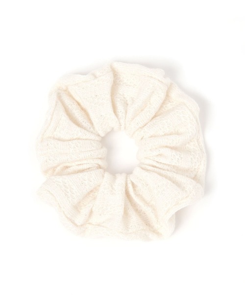 GLOBAL WORK（グローバルワーク）の「ニットシュシュ/599552（その他ヘアアクセサリー・レディース・レッド/ブラック/ベージュ/ホワイト・FREE）」の2枚目の写真