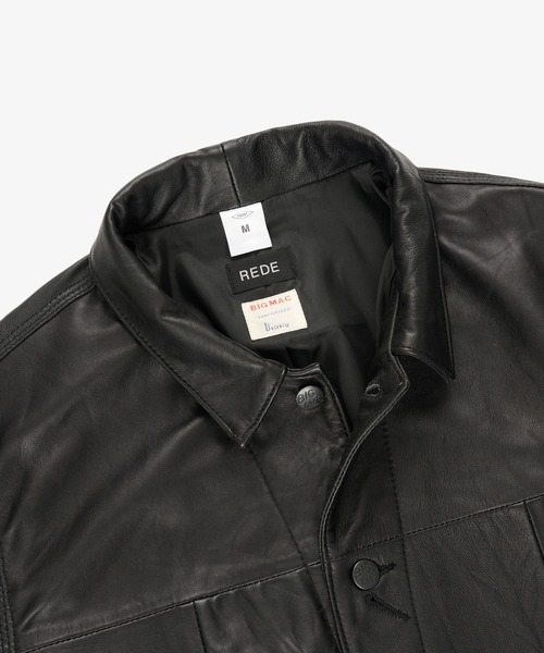 REDE×BIGMAC Leather Chore Coat（カバーオール）｜FRONT 11201